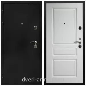 Входные двери черная шагрень, Дверь входная Армада Престиж Черная шагрень / МДФ 16 мм ФЛ-243 Ясень белый