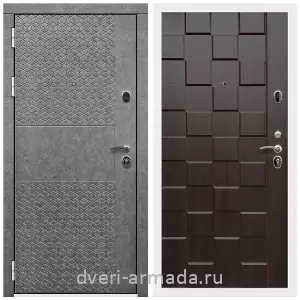Входные двери в Подольске, Дверь входная Армада Престиж Белая шагрень МДФ 16 мм Штукатурка графит ФЛС - 502 / ОЛ-39 Эковенге