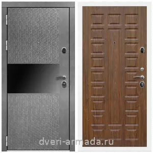 Двери со склада, Дверь входная Армада Престиж Белая шагрень МДФ 16 мм Штукатурка графит / ФЛ-183 Мореная береза