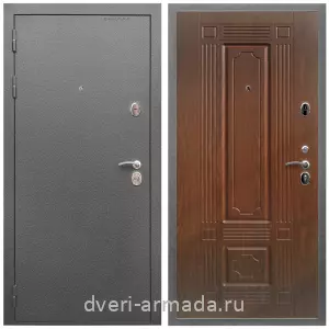 Дверь входная Армада Оптима Антик серебро / МДФ 16 мм ФЛ-2 Мореная береза