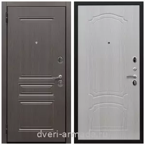 металлические двери с шумоизоляцией с отделкой МДФ, Дверь входная Армада Экстра ФЛ-243 Эковенге / ФЛ-140 Дуб беленый с повышенной шумоизоляцией