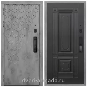 Входные двери Роял Вуд, Дверь входная Армада Квадро МДФ 16 мм Kaadas K9 / МДФ 16 мм ФЛ-2 Венге
