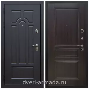 Входные двери венге, Дверь входная Армада Эврика ФЛ-58 / ФЛ-243 Эковенге с усиленной коробкой