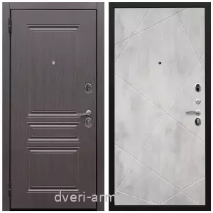 Утепленные металлические двери с отделкой МДФ, Дверь входная Армада Экстра ФЛ-243 Эковенгед / ФЛ-291 Бетон светлый