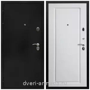 Черные входные двери, Металлическая дверь входная Армада Престиж Черная шагрень / ФЛ-119 Белый матовый
