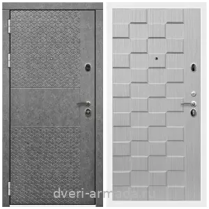 Двери со склада, Дверь входная Армада Престиж Белая шагрень МДФ 16 мм Штукатурка графит ФЛС - 502 / ОЛ-39 Лиственница беж