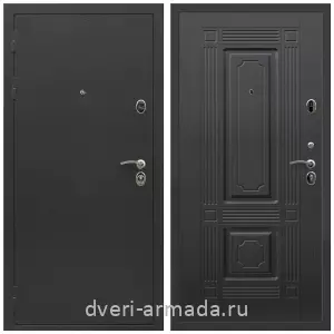 Черные входные двери, Металлическая дверь входная Армада Престиж Черный крокодил / ФЛ-2 Венге