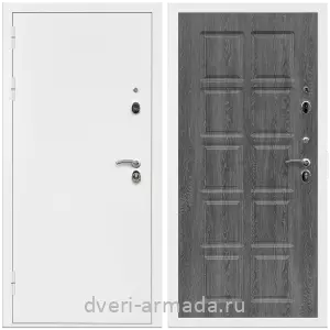 Входные двери лофт, Дверь входная Армада Оптима Белая шагрень / МДФ 10 мм ФЛ-38 Дуб Филадельфия графит