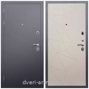 Входные двери лофт, Дверь входная Армада Люкс Антик серебро / МДФ 16 мм ФЛ-139 Какао нубук софт