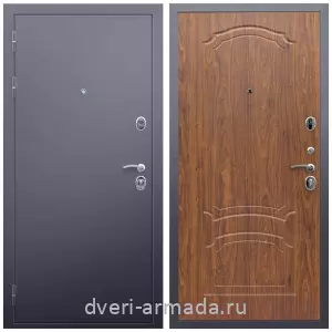 Темные входные двери, Дверь входная Армада Люкс Антик серебро / ФЛ-140 Морёная береза