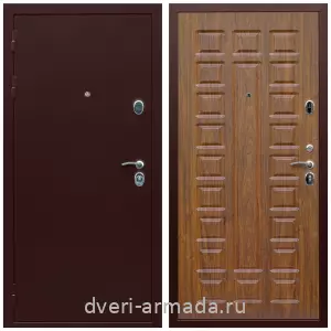 Входные двери с замками Mottura, Дверь входная Армада Люкс Антик медь / МДФ 16 мм ФЛ-183 Мореная береза