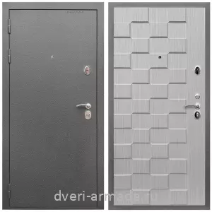 Входные двери Лиственница, Дверь входная Армада Оптима Антик серебро / ОЛ-39 Лиственница беж