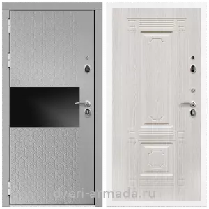 Входные двери Роял Вуд, Дверь входная Армада Престиж Белая шагрень МДФ 16 мм Милк рикамо софт / МДФ 16 мм ФЛ-2 Дуб беленый