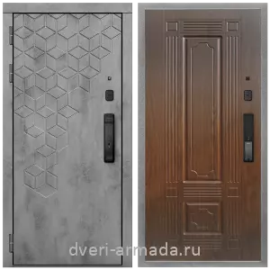 Входные металлические двери в Московской области, Дверь входная Армада Квадро МДФ 16 мм Kaadas K9 / МДФ 16 мм ФЛ-2 Морёная береза