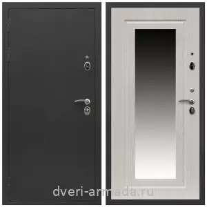 Черные входные двери, Металлическая дверь входная Армада Престиж Черный крокодил / МДФ 16 мм ФЛЗ-120 Дуб беленый