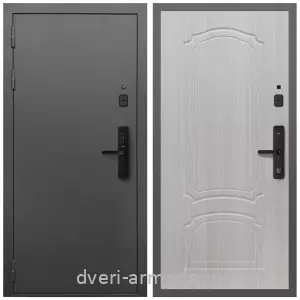 Входные двери Роял Вуд, Умная входная смарт-дверь Армада Гарант Kaadas S500/ МДФ 6 мм ФЛ-140 Дуб белёный