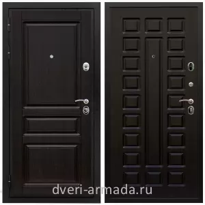 Входные двери венге, Дверь входная Армада Премиум-Н ФЛ-243 / ФЛ-183 Венге эконом