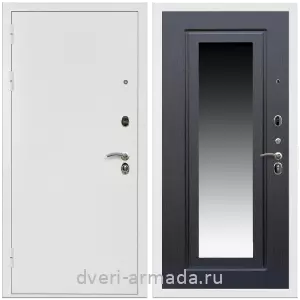 Белые двери с зеркалом, Дверь входная Армада Престиж Белая шагрень / МДФ 16 мм ФЛЗ-120 Венге