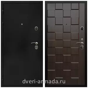 Черные входные двери, Металлическая дверь входная Армада Престиж Черная шагрень / ОЛ-39 Эковенге
