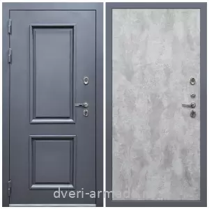 Тамбурные двери, Дверь входная уличная в дом Армада Корса / МДФ 6 мм ПЭ Цемент светлый