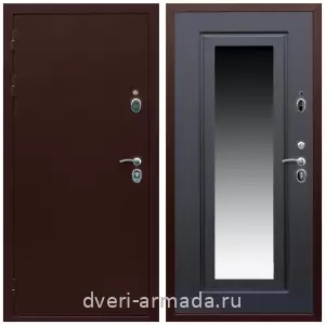 Белые двери с зеркалом, Дверь входная железная Армада Люкс Антик медь / ФЛЗ-120 Венге в квартиру с повышенной прочностью