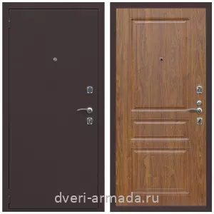 Входные двери с внутренней отделкой панелями МДФ, Дверь входная Армада Комфорт Антик медь / ФЛ-243 Морёная береза