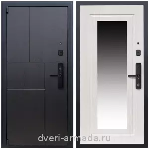 Темные входные двери, Дверь входная Армада Бастион МДФ 16 мм Kaadas S500 / МДФ 16 мм ФЛЗ-120 Дуб белёный