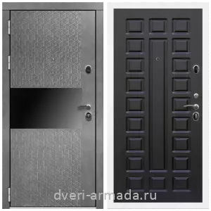 Входные двери Троя, Дверь входная Армада Престиж Белая шагрень МДФ 16 мм Штукатурка графит / ФЛ-183 Венге