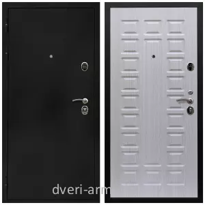 Входные двери черная шагрень, Дверь входная Армада Престиж Черная шагрень / ФЛ-183 Дуб белёный