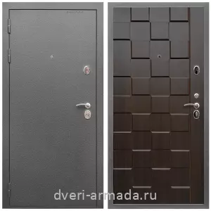 Заводские входные двери, Дверь входная Армада Оптима Антик серебро / МДФ 16 мм ОЛ-39 Эковенге