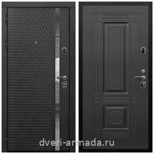 Входные двери черная шагрень, Дверь входная Армада Престиж Черная шагрень МДФ 16 мм ФЛН - 501/ МДФ 16 мм ФЛ-2 Венге