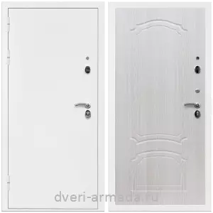 Одностворчатые входные двери, Дверь входная Армада Оптима Белая шагрень / МДФ 6 мм ФЛ-140 Дуб белёный