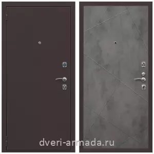 Дверь входная Армада Комфорт Антик медь / ФЛ-291 Бетон темный