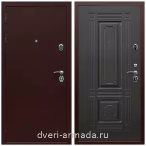 МДФ без фрезеровки, Дверь входная Армада Люкс Антик медь / МДФ 16 мм ФЛ-2 Венге