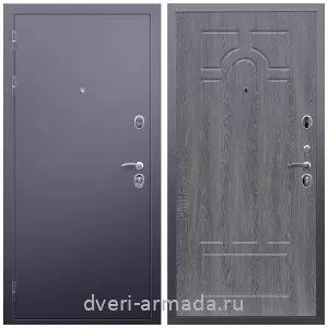 Левые входные двери, Дверь входная железная Армада Люкс Антик серебро / ФЛ-58 Дуб Филадельфия графит на заказ со вставкой