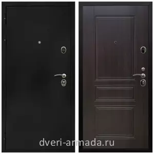 Входные двери черная шагрень, Дверь входная Армада Престиж Черная шагрень / ФЛ-243 Эковенге
