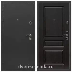 Черные входные двери, Металлическая дверь входная Армада Престиж Черный крокодил / ФЛ-243 Венге
