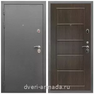 Входные двери с замками Mottura, Дверь входная Армада Оптима Антик серебро / МДФ 6 мм ФЛ-39 Венге