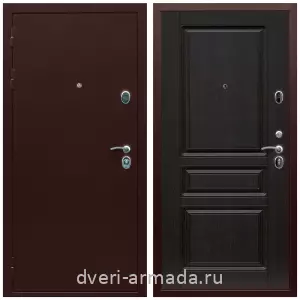 C порошковой окраской, Дверь входная Армада Люкс Антик медь / МДФ 16 мм ФЛ-243 Венге