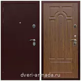 Входные двери Йошкар-Ола, Дверь входная железная Армада Люкс Антик медь / ФЛ-58 Мореная береза с фрезеровкой в квартиру