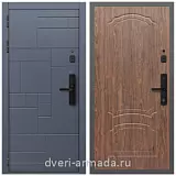 Умная входная смарт-дверь Армада Аккорд МДФ 10 мм Kaadas S500 / ФЛ-140 Мореная береза
