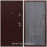 Антивандальные для квартир, Дверь входная Армада Люкс Антик медь / ФЛ-138 Дуб Филадельфия графит с шумоизоляцией с МДФ панелями