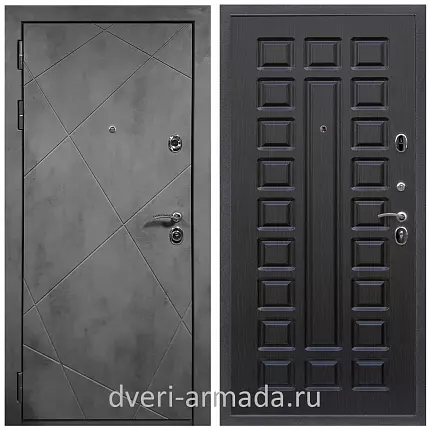 Дверь входная Армада Лофт МДФ 16 мм ФЛ-291 Бетон тёмный / МДФ 16 мм ФЛ-183 Венге