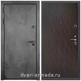 Дверь входная Армада Лофт ФЛ-291 Бетон тёмный / ФЛ-86 Венге структурный