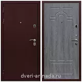 Дверь входная Армада Лондон Антик медь / ФЛ-58 Дуб Филадельфия графит с повышенной шумоизоляцией