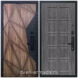 Умная входная смарт-дверь Армада Ламбо Kaadas S500 / ФЛ-38 Дуб Филадельфия графит