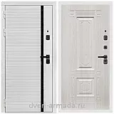 Дверь входная Армада Каскад WHITE МДФ 10 мм / МДФ 6 мм ФЛ-2 Дуб белёный