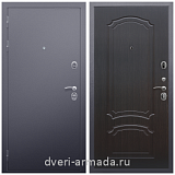 Красивые входные двери, Дверь входная металлическая Армада Люкс Антик серебро / ФЛ-140 Венге наружная на дачу