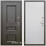 Дверь входная уличная в дом Армада Фаренгейт / МДФ 10 мм Гладкая белый матовый для загородного дома