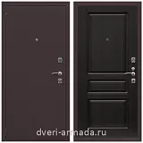 Дверь входная Армада Комфорт Антик медь / ФЛ-243 Венге